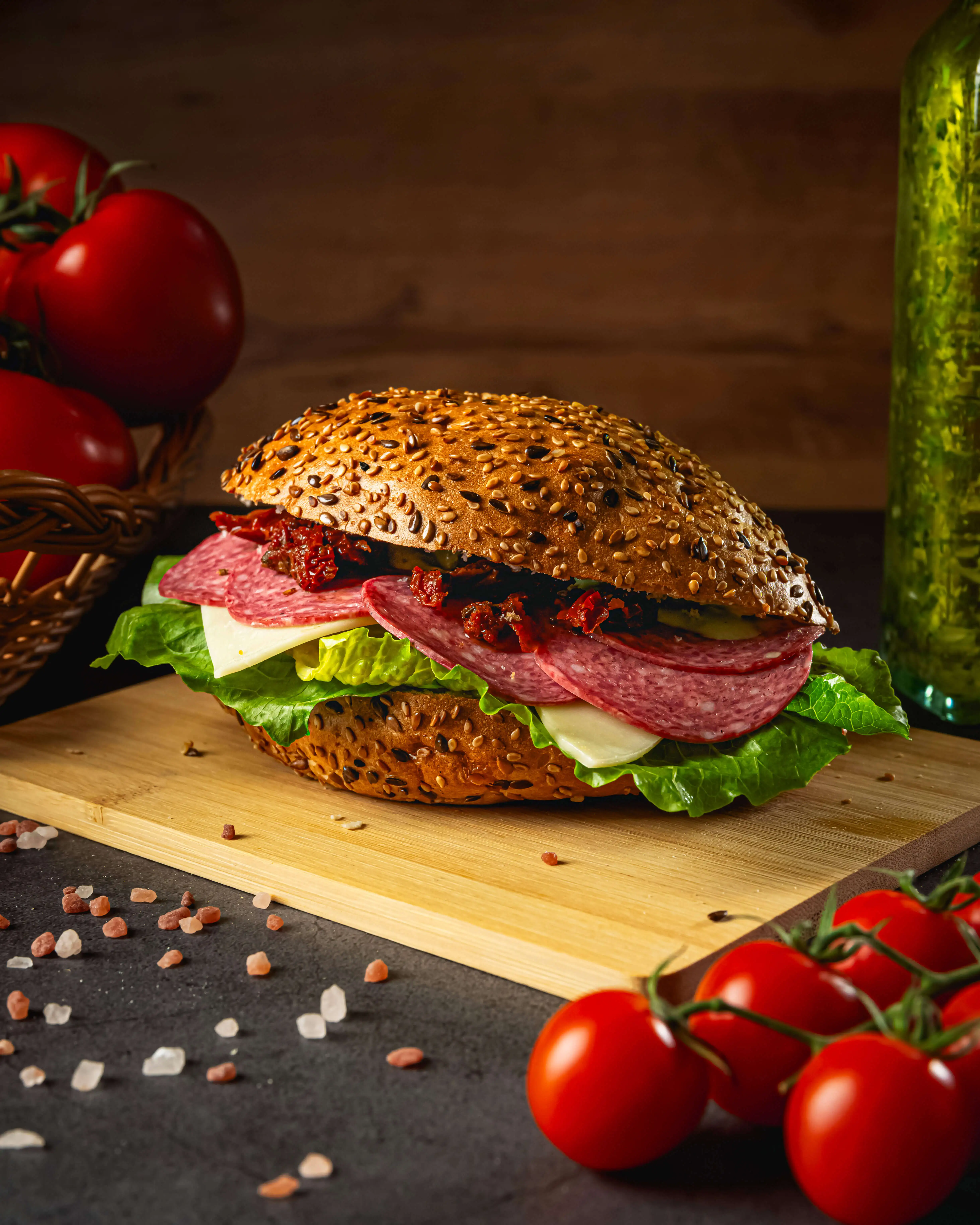 KANAPKA WŁOSKA SALAMI